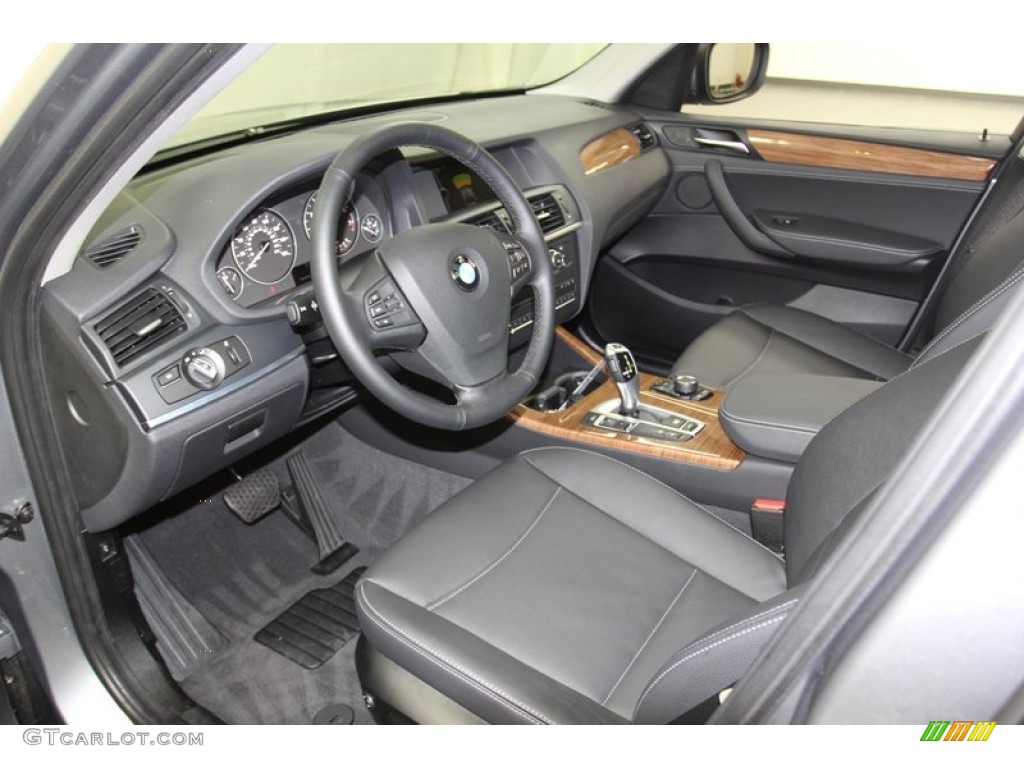 2013 X3 xDrive 28i - Space Gray Metallic / Black photo #13