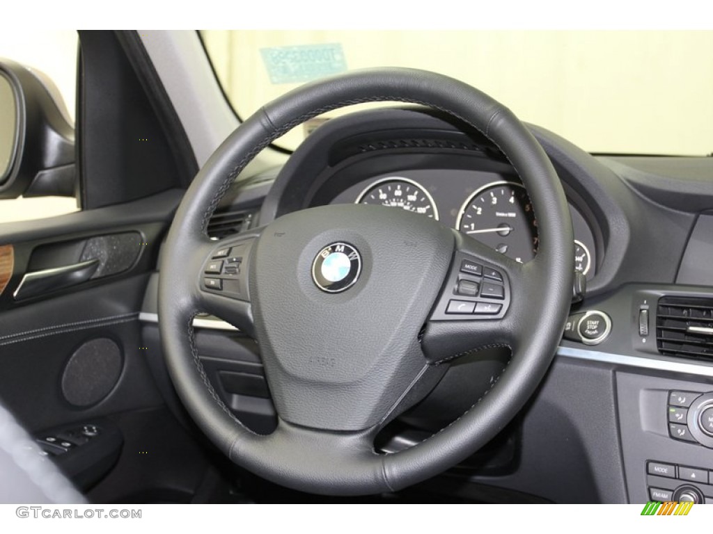 2013 X3 xDrive 28i - Space Gray Metallic / Black photo #31