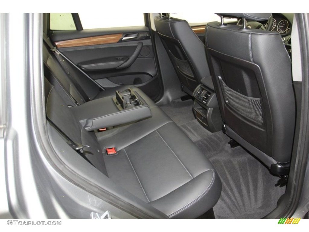 2013 X3 xDrive 28i - Space Gray Metallic / Black photo #36
