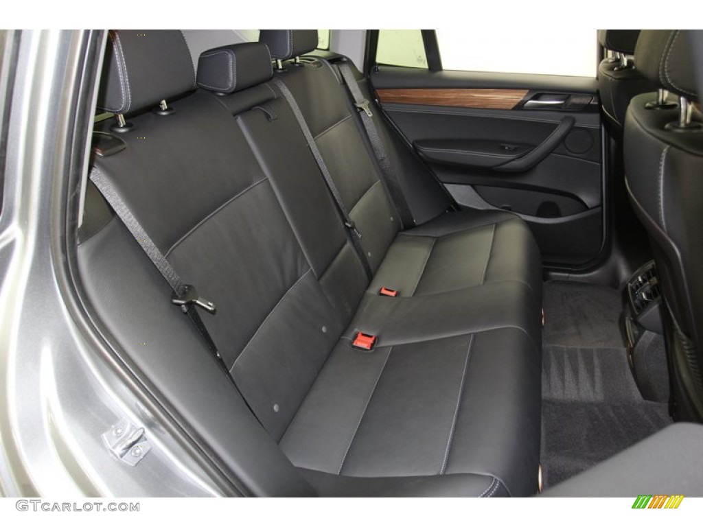 2013 X3 xDrive 28i - Space Gray Metallic / Black photo #38