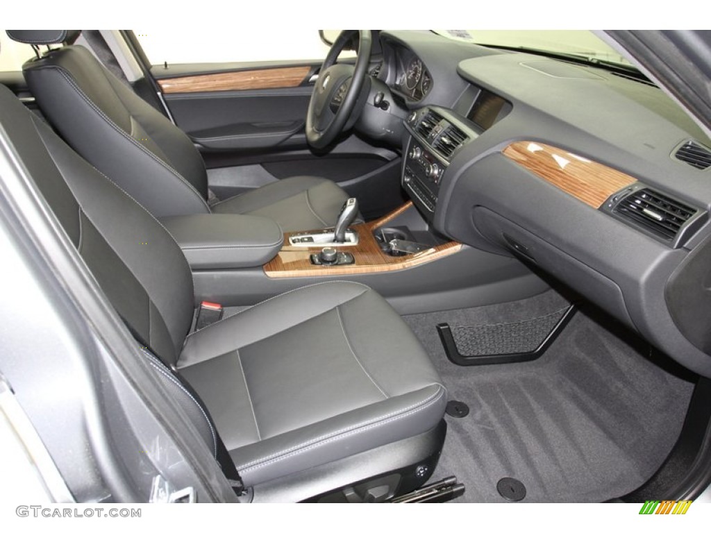 2013 X3 xDrive 28i - Space Gray Metallic / Black photo #39