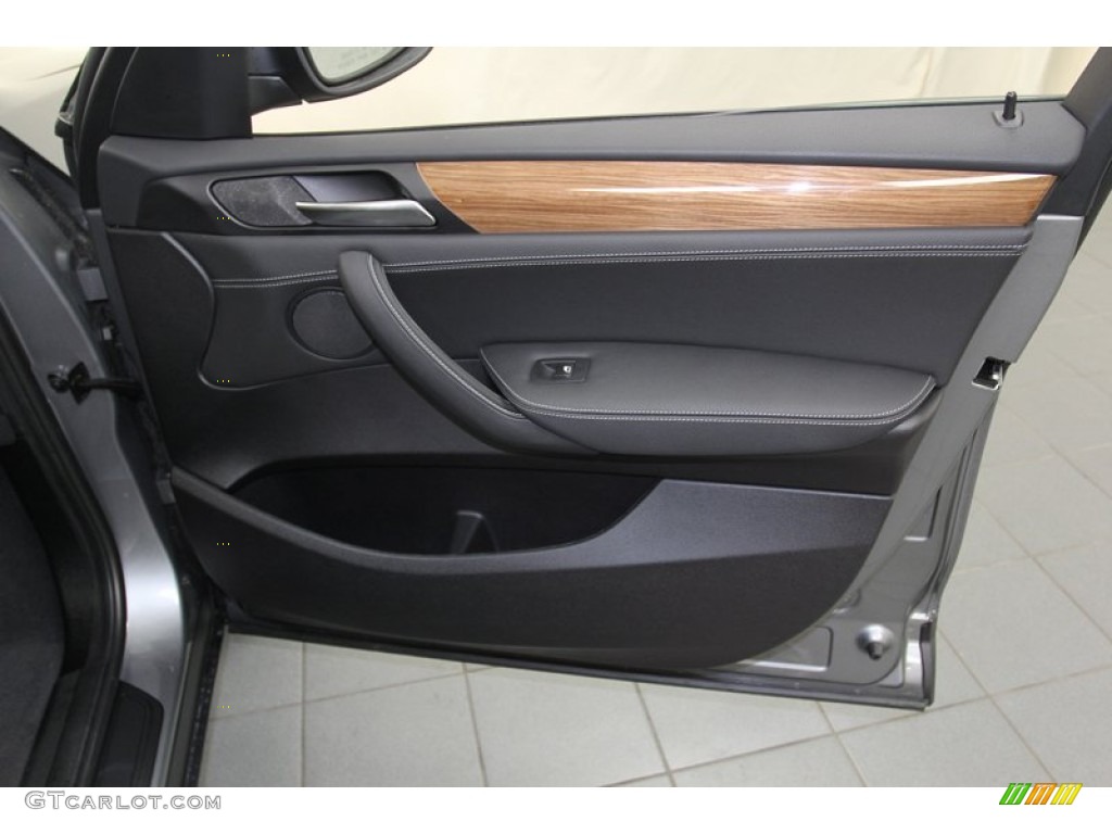 2013 X3 xDrive 28i - Space Gray Metallic / Black photo #41