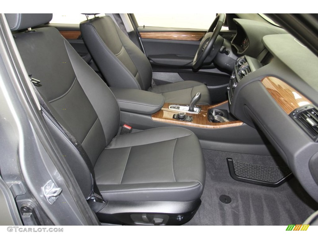 2013 X3 xDrive 28i - Space Gray Metallic / Black photo #42