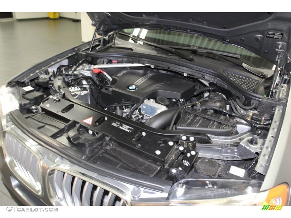 2013 X3 xDrive 28i - Space Gray Metallic / Black photo #45
