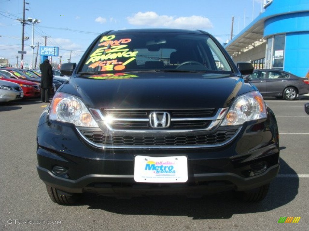 2010 CR-V EX AWD - Crystal Black Pearl / Black photo #2