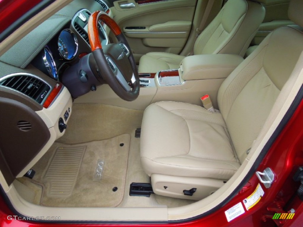 Dark Frost Beige/Light Frost Beige Interior 2011 Chrysler 300 C Hemi AWD Photo #79269002