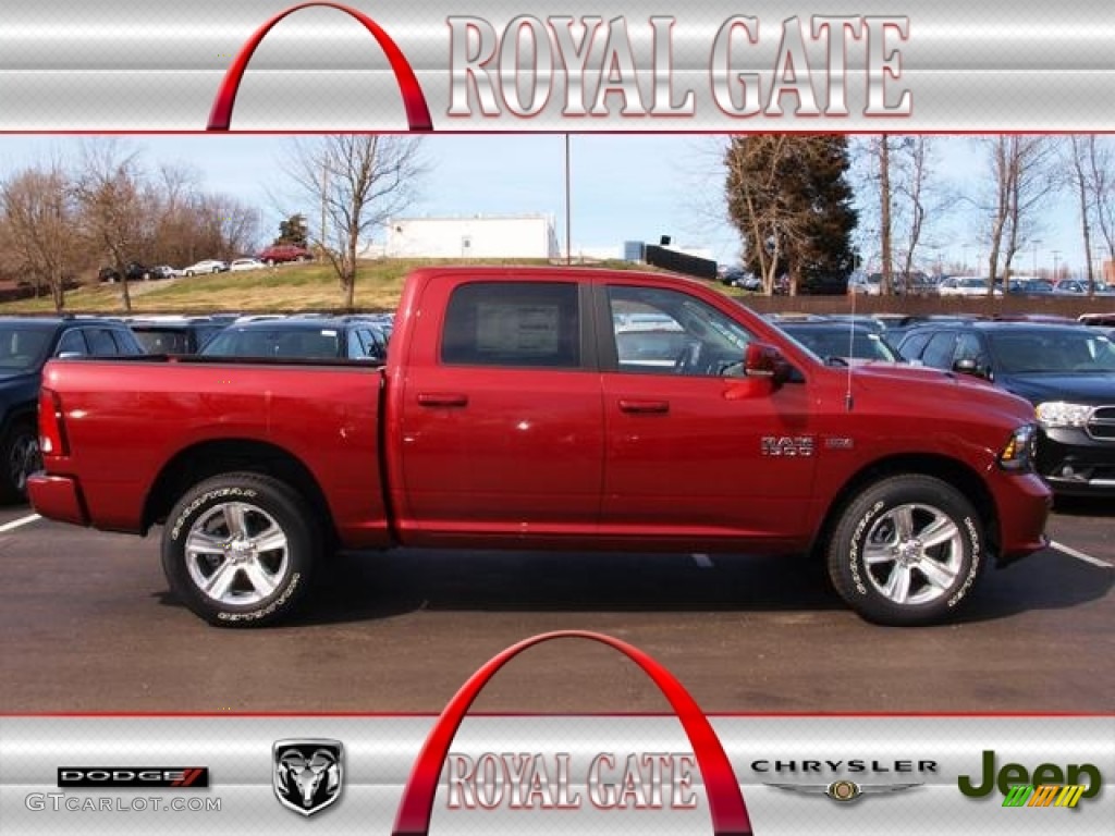Deep Cherry Red Pearl Ram 1500