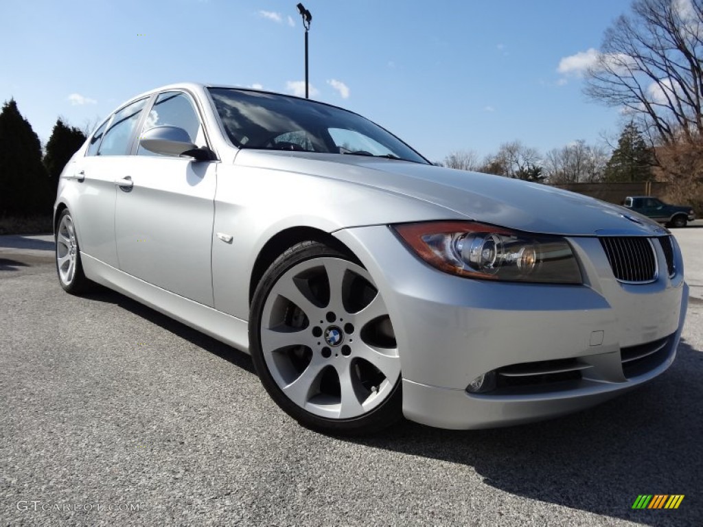 Titanium Silver Metallic 2008 BMW 3 Series 335i Sedan Exterior Photo #79269662