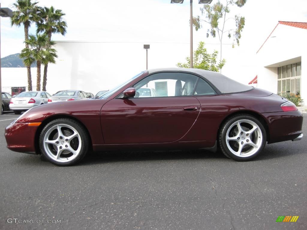 2004 911 Carrera Cabriolet - Carmon Red Metallic / Graphite Grey photo #2