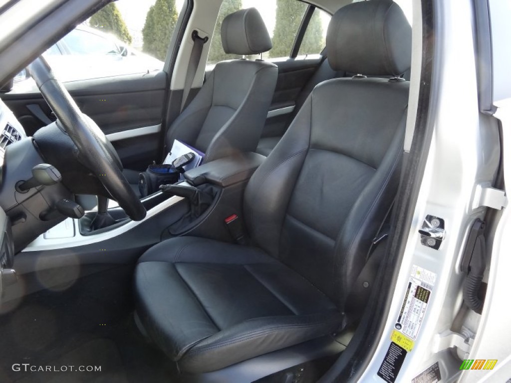 Black Interior 2008 BMW 3 Series 335i Sedan Photo #79269986