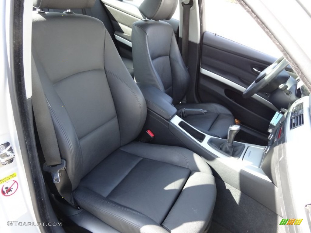 Black Interior 2008 BMW 3 Series 335i Sedan Photo #79270044