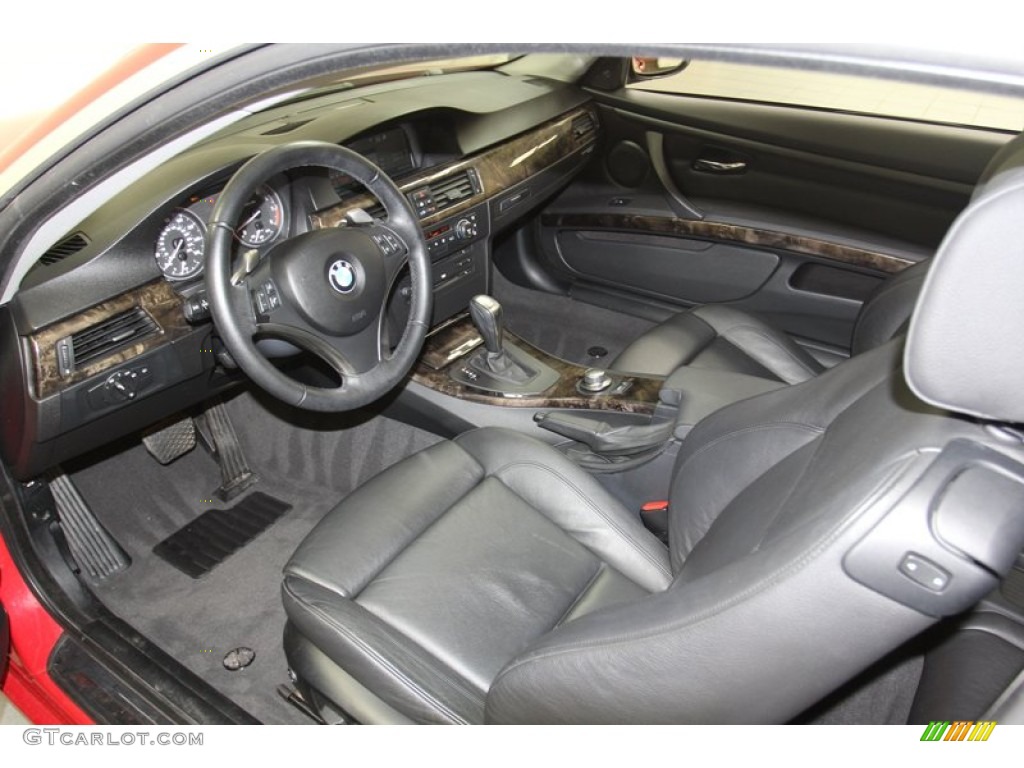 Black Interior 2007 BMW 3 Series 335i Coupe Photo #79270235