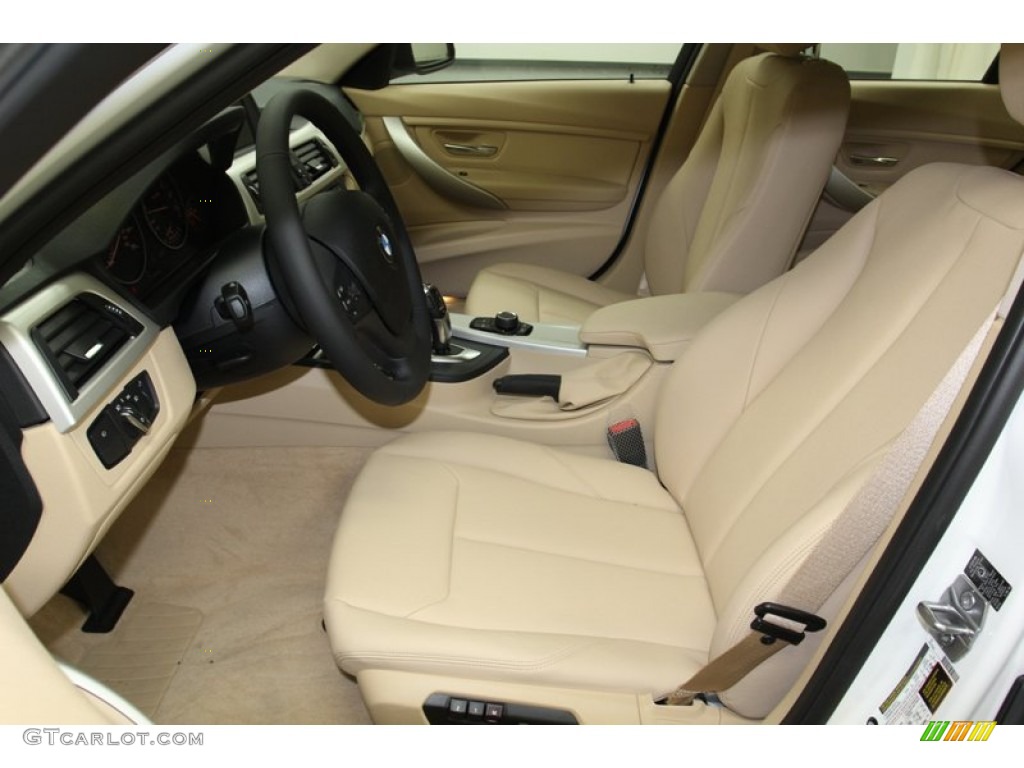 2013 3 Series 328i Sedan - Alpine White / Venetian Beige photo #3