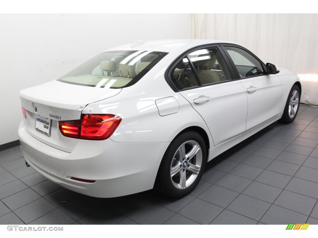 2013 3 Series 328i Sedan - Alpine White / Venetian Beige photo #8