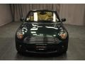 2010 British Racing Green Metallic Mini Cooper Convertible  photo #3