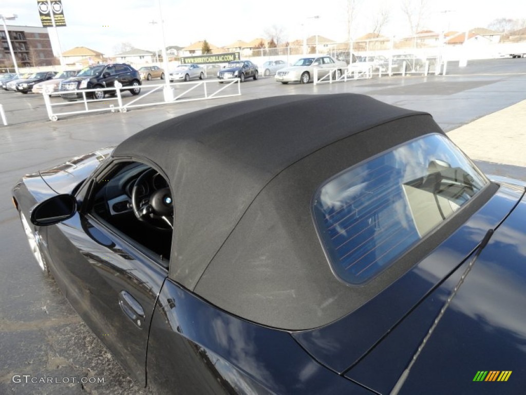 2006 Z4 3.0i Roadster - Black Sapphire Metallic / Black photo #20