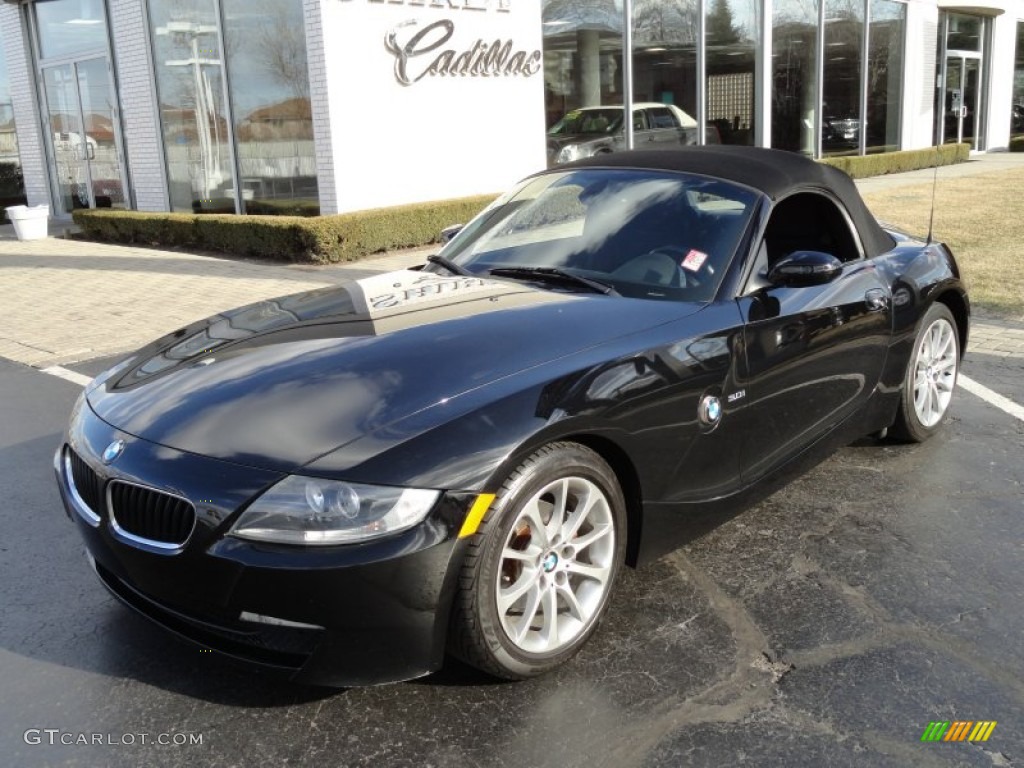 2006 Z4 3.0i Roadster - Black Sapphire Metallic / Black photo #23