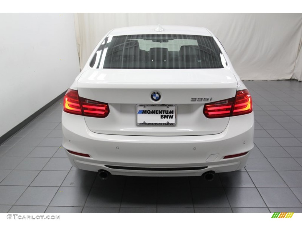 2013 3 Series 335i Sedan - Alpine White / Black photo #9