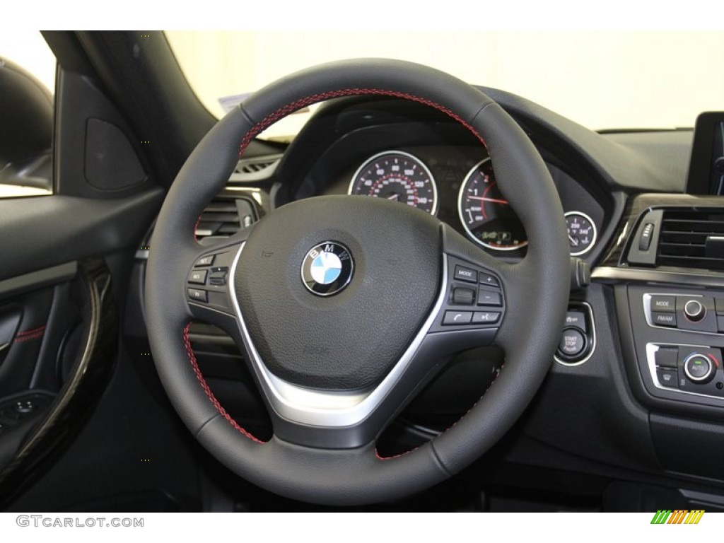 2013 3 Series 335i Sedan - Alpine White / Black photo #29