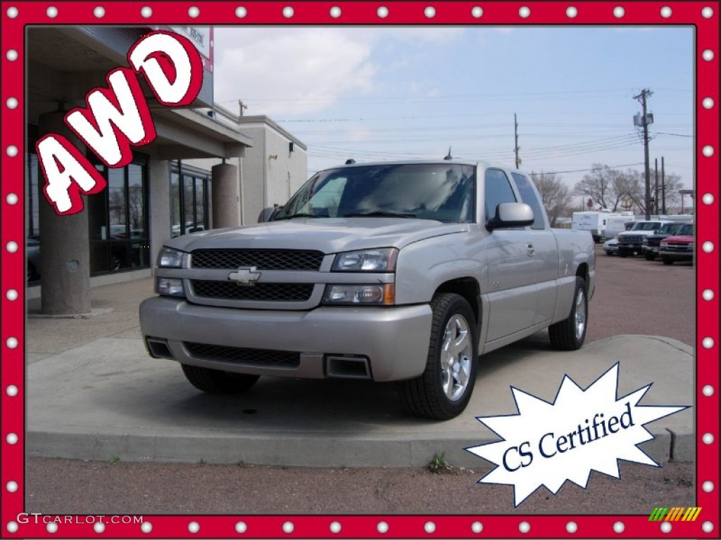 2005 Silverado 1500 SS Extended Cab 4x4 - Silver Birch Metallic / Dark Charcoal photo #1