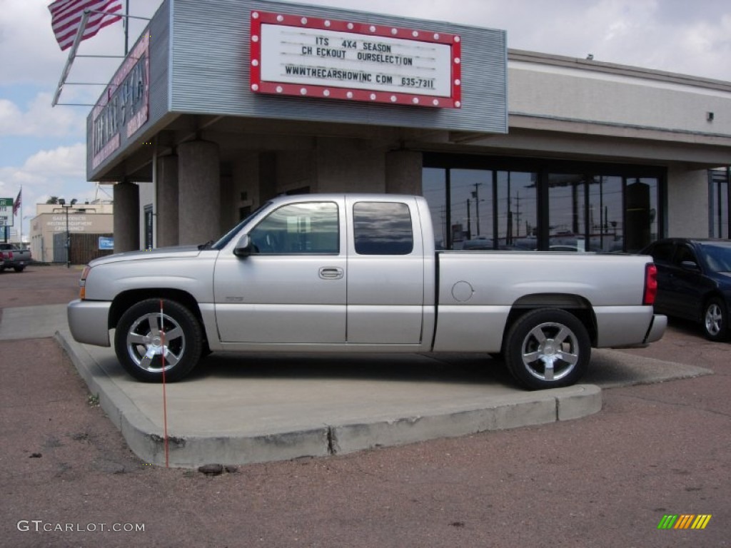 2005 Silverado 1500 SS Extended Cab 4x4 - Silver Birch Metallic / Dark Charcoal photo #8