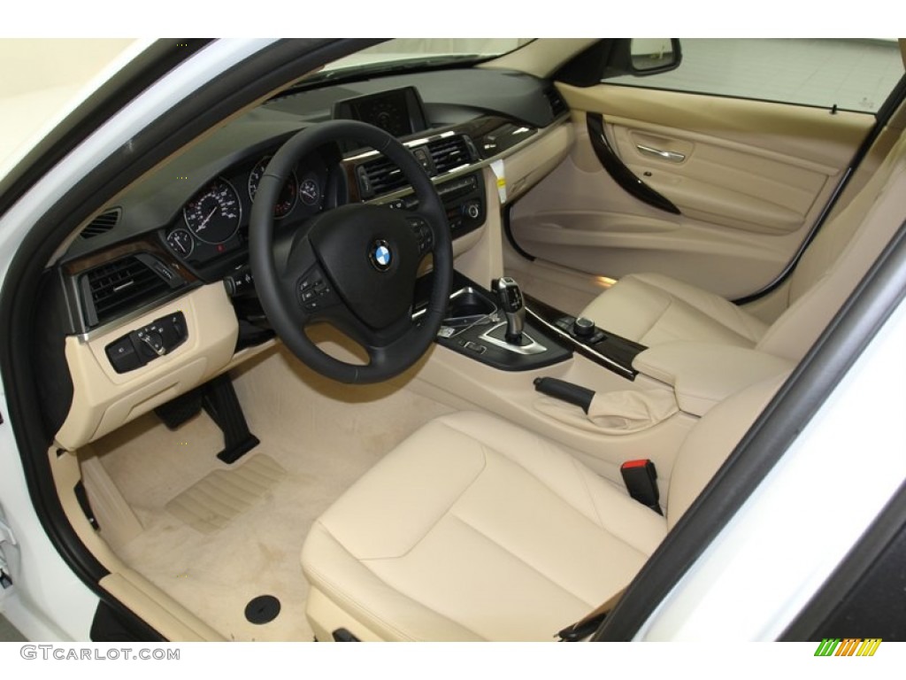 2013 3 Series 328i Sedan - Alpine White / Venetian Beige photo #8