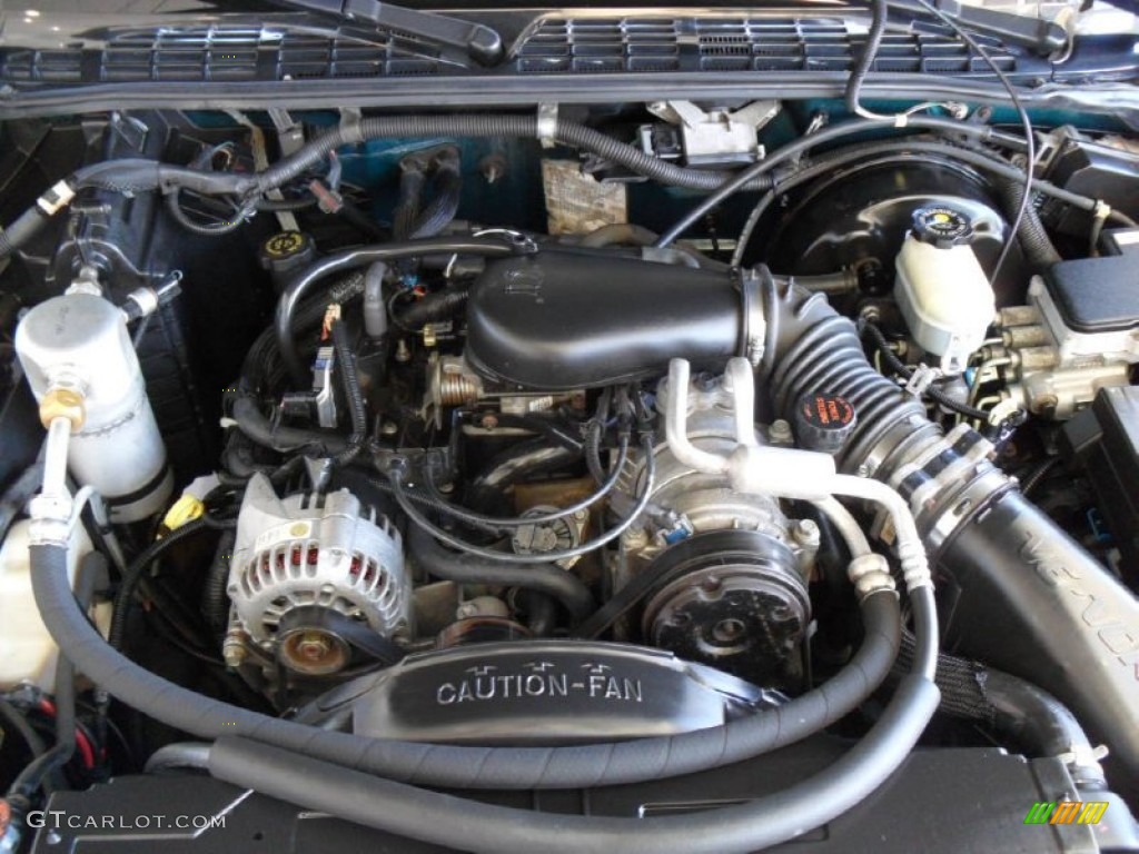 1998 S10 LS Extended Cab - Emerald Green Metallic / Gray photo #23
