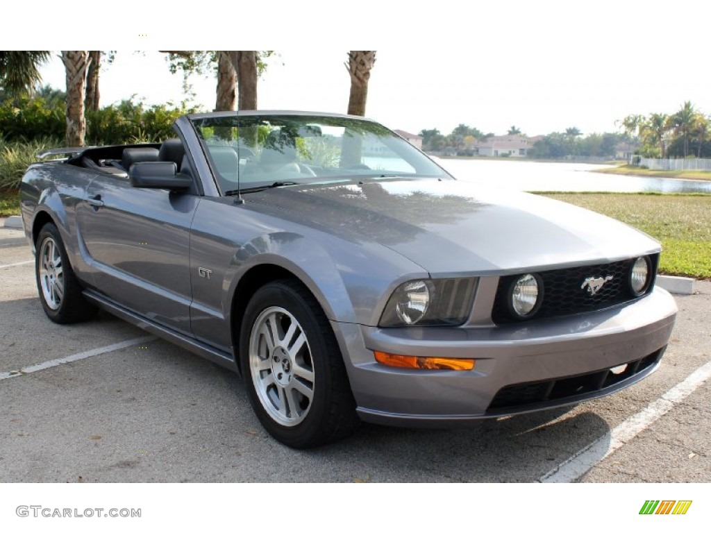 2006 Mustang GT Premium Convertible - Tungsten Grey Metallic / Dark Charcoal photo #5
