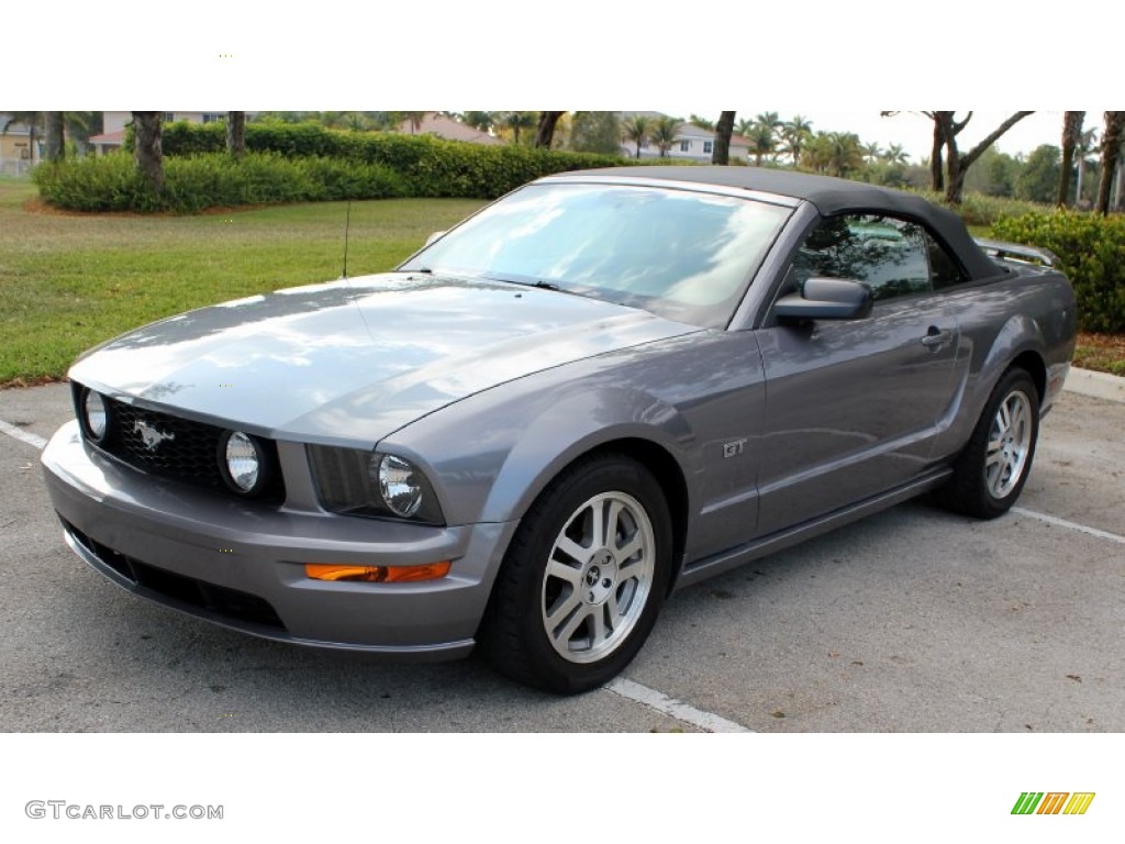 2006 Mustang GT Premium Convertible - Tungsten Grey Metallic / Dark Charcoal photo #9