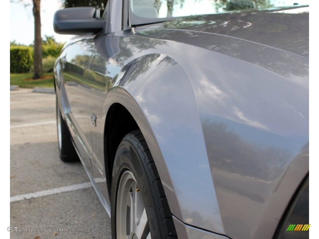 2006 Mustang GT Premium Convertible - Tungsten Grey Metallic / Dark Charcoal photo #17