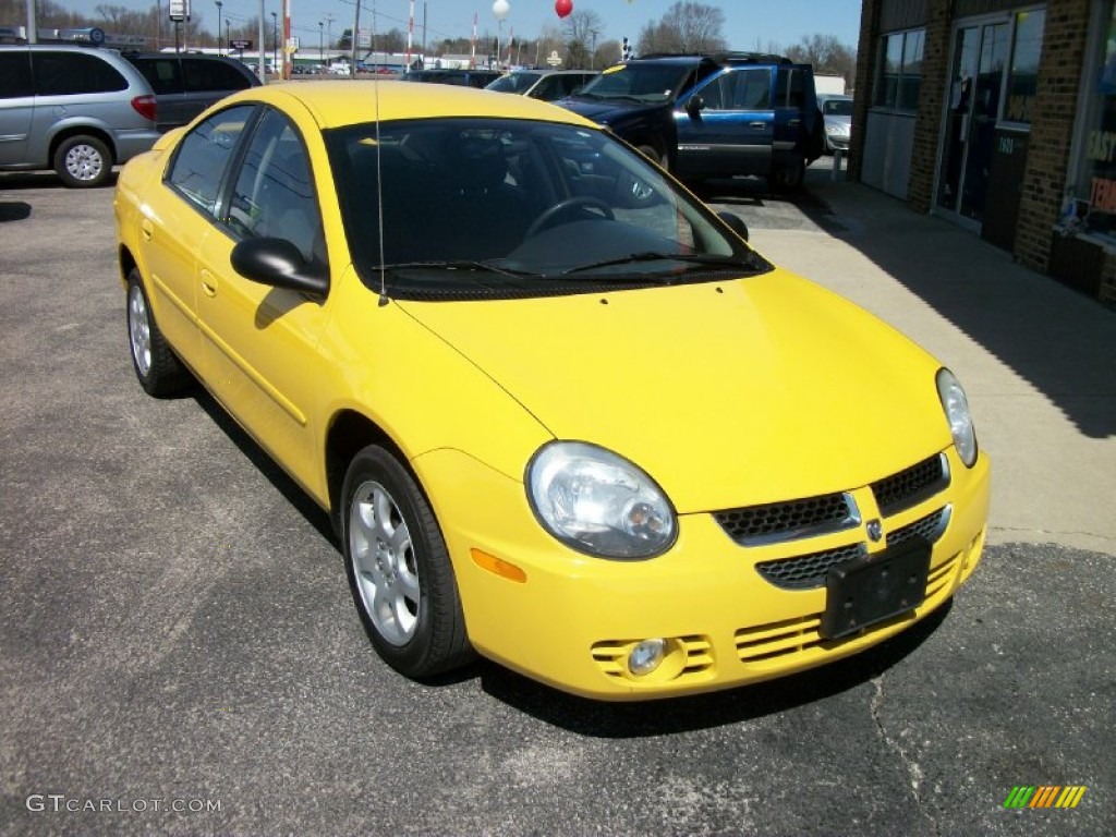 Solar Yellow Dodge Neon