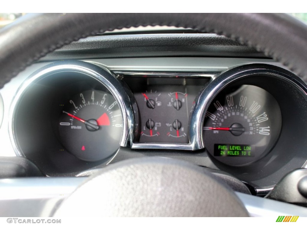 2006 Mustang GT Premium Convertible - Tungsten Grey Metallic / Dark Charcoal photo #26