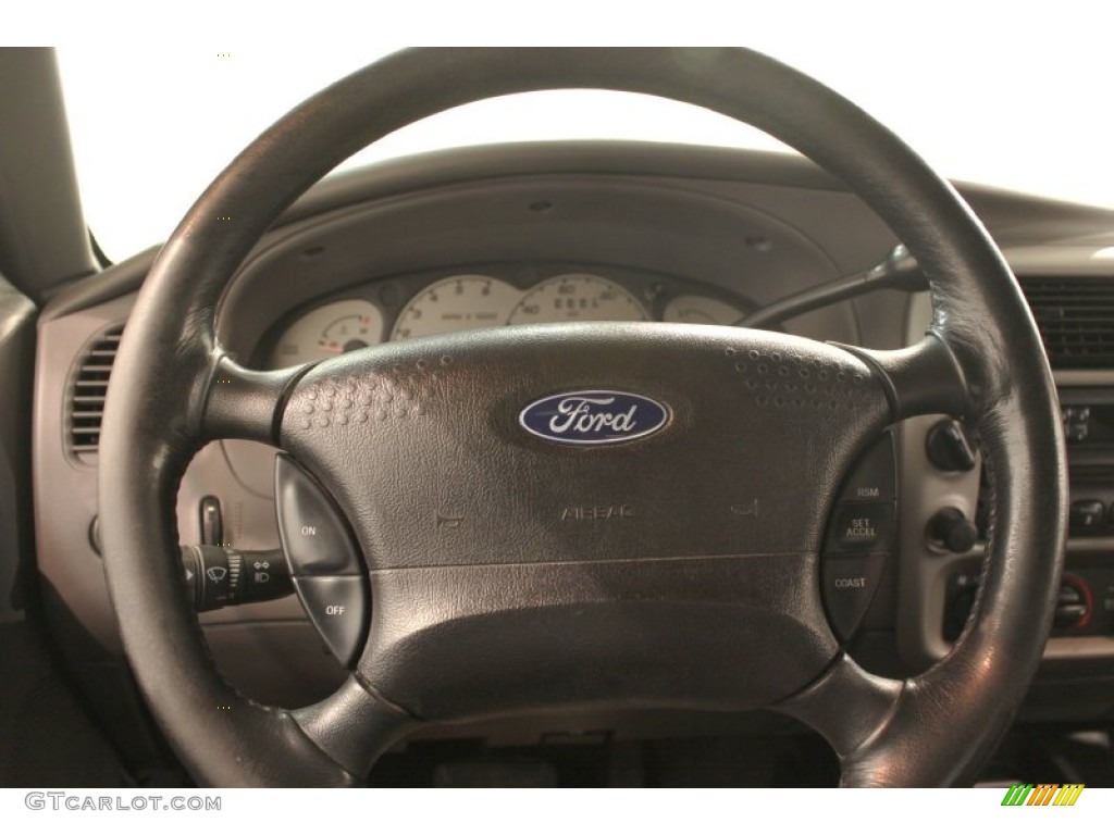 2003 Ford Ranger FX4 SuperCab 4x4 Dark Graphite Steering Wheel Photo #79274600