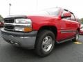 2002 Victory Red Chevrolet Tahoe LT  photo #3