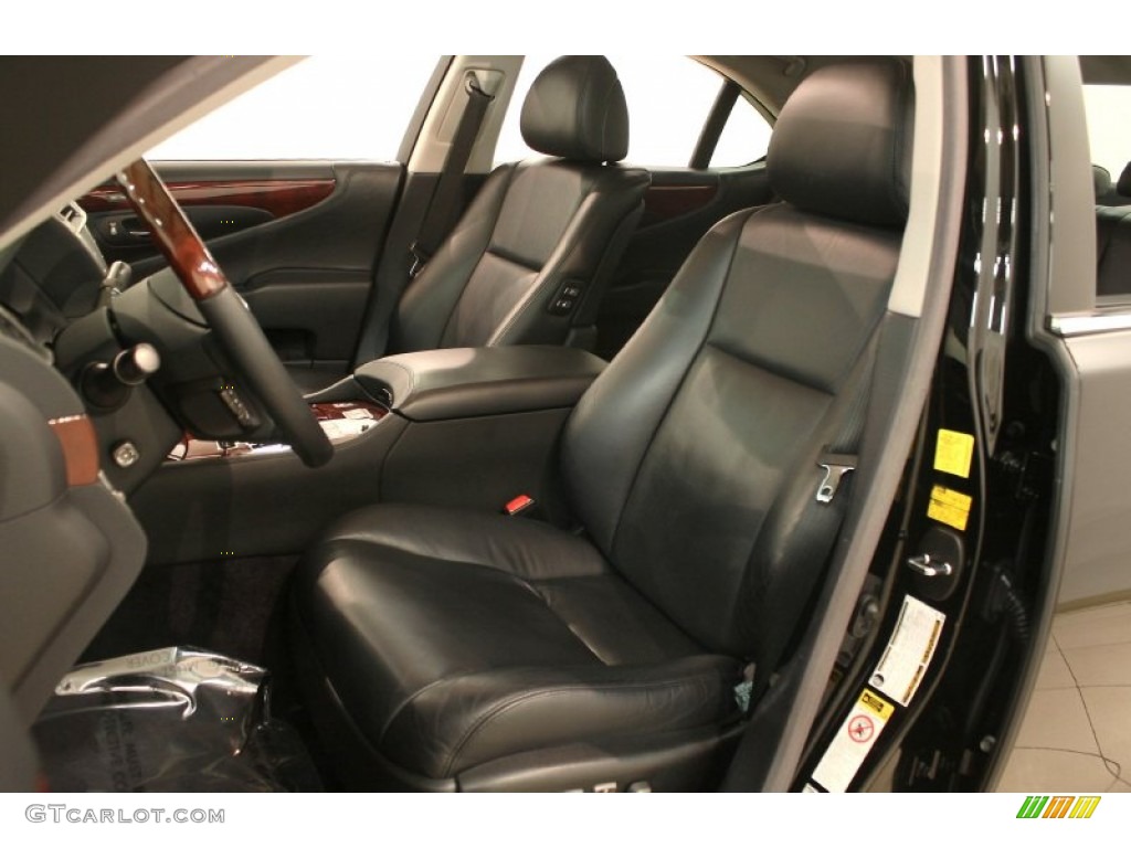 Black Interior 2010 Lexus LS 460 AWD Photo #79276503