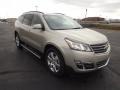 2013 Champagne Silver Metallic Chevrolet Traverse LTZ  photo #3