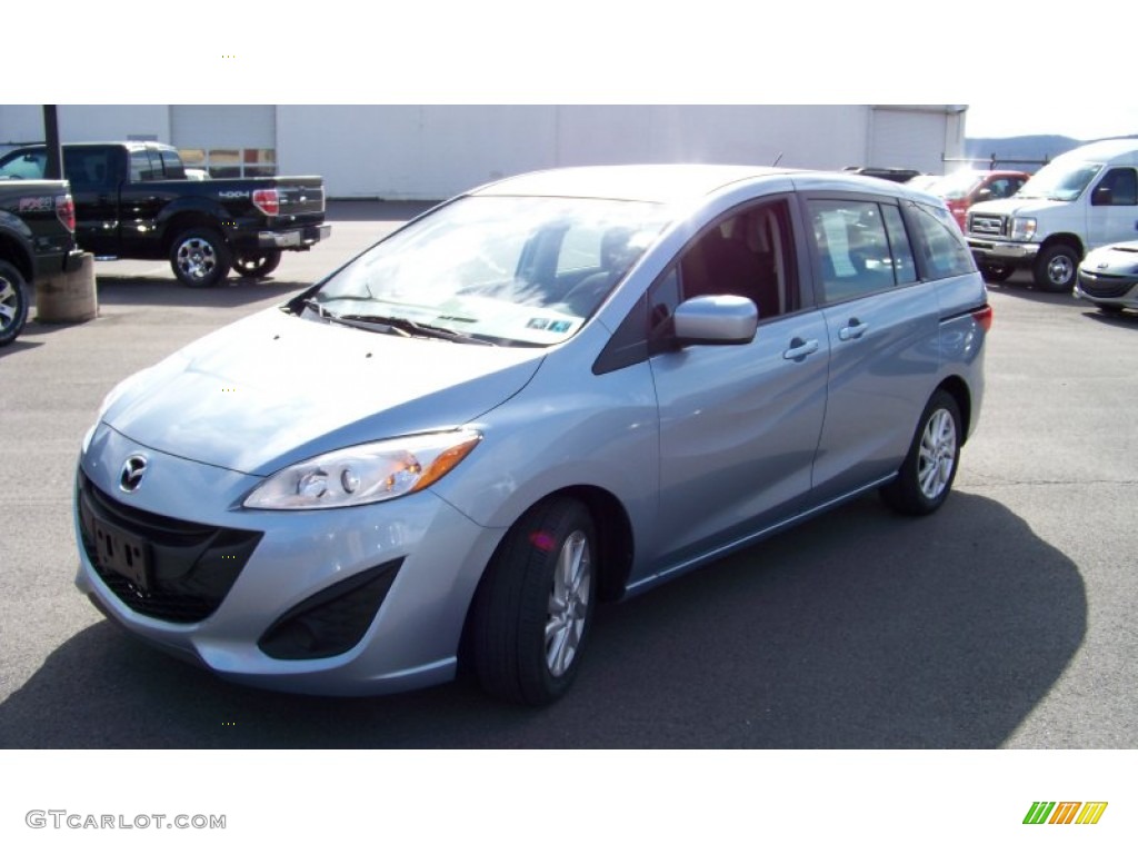 2012 MAZDA5 Sport - Clear Water Blue Metallic / Black photo #1