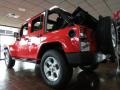 2013 Rock Lobster Red Jeep Wrangler Unlimited Sahara 4x4  photo #5