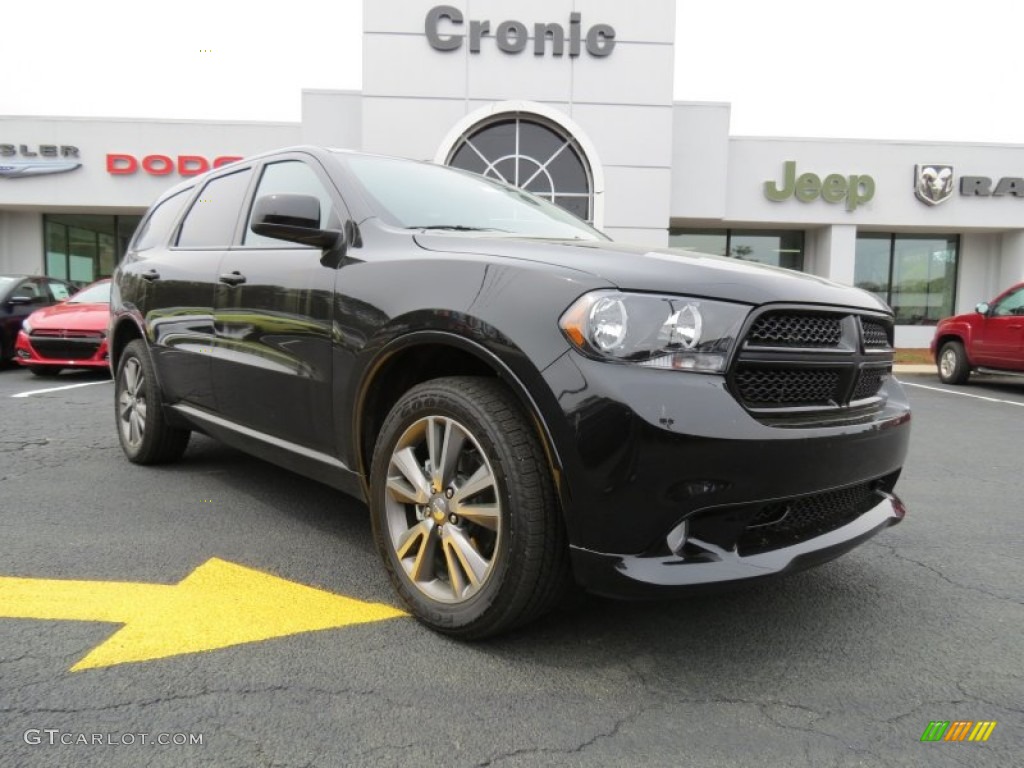 2013 Durango Rallye - Brilliant Black Crystal Pearl / Black photo #1