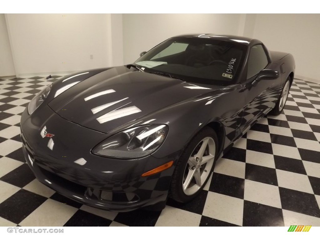 2012 Corvette Coupe - Cyber Gray Metallic / Ebony photo #1
