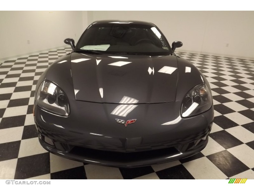 2012 Corvette Coupe - Cyber Gray Metallic / Ebony photo #2