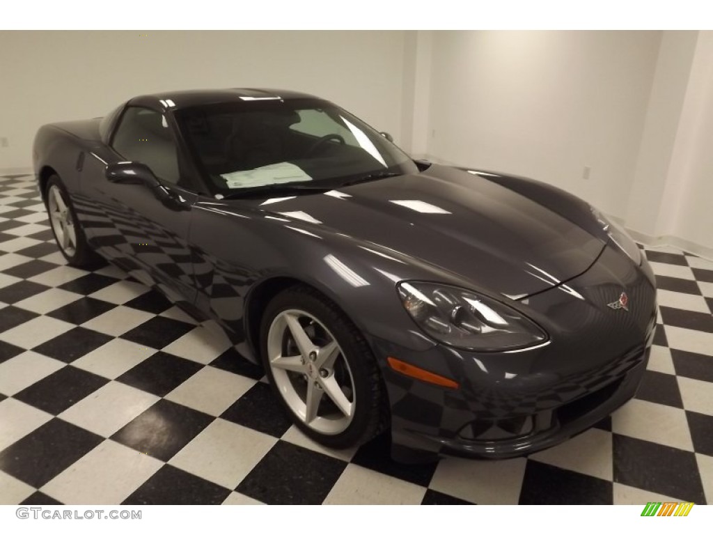 2012 Corvette Coupe - Cyber Gray Metallic / Ebony photo #3