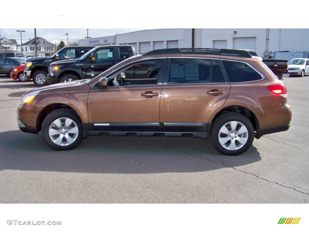2011 Outback 2.5i Premium Wagon - Caramel Bronze Pearl / Warm Ivory photo #5