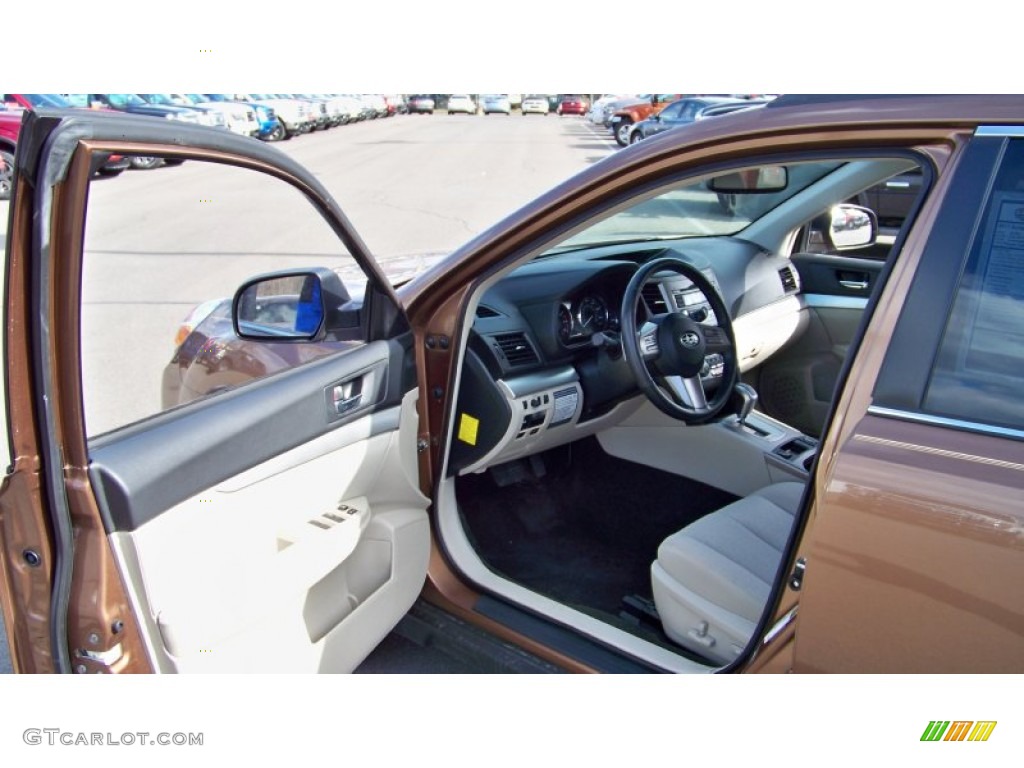 2011 Outback 2.5i Premium Wagon - Caramel Bronze Pearl / Warm Ivory photo #6
