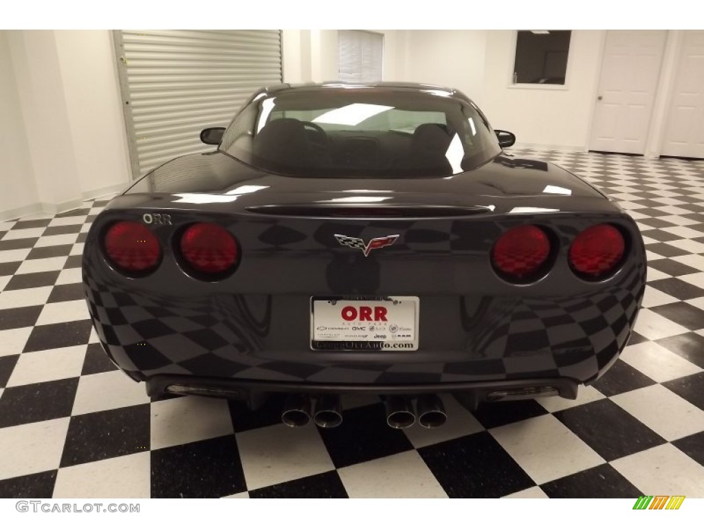 2012 Corvette Coupe - Cyber Gray Metallic / Ebony photo #6