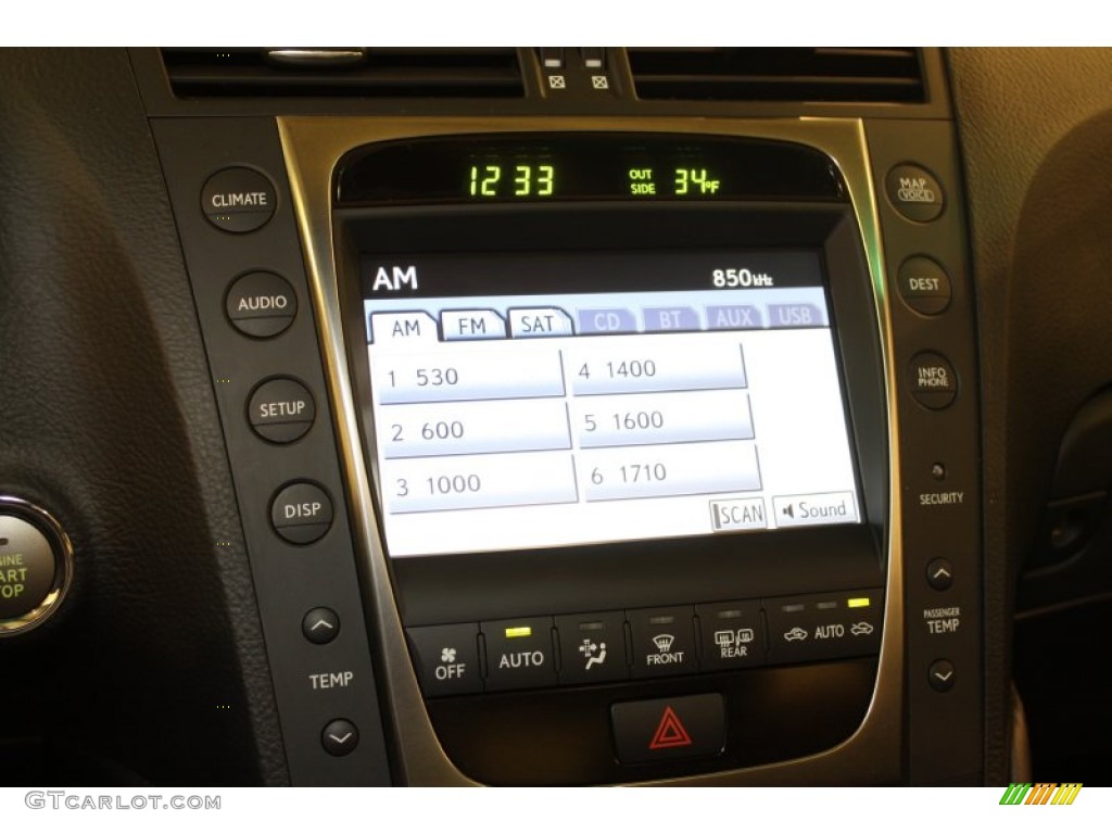 2010 GS 350 AWD - Smokey Granite Mica / Black photo #16