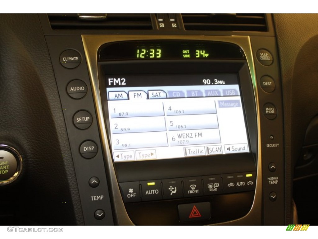 2010 GS 350 AWD - Smokey Granite Mica / Black photo #17