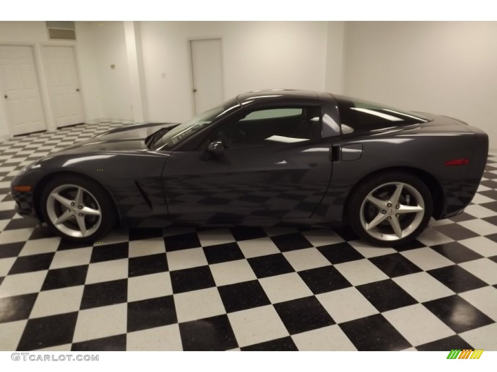 2012 Corvette Coupe - Cyber Gray Metallic / Ebony photo #8
