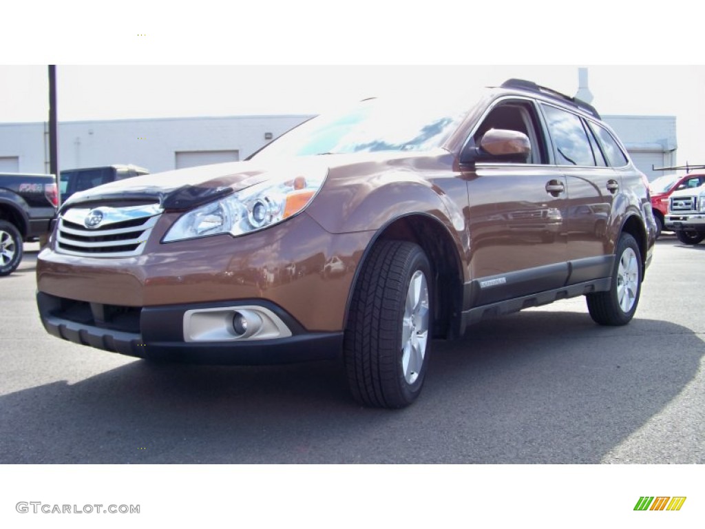 2011 Outback 2.5i Premium Wagon - Caramel Bronze Pearl / Warm Ivory photo #12