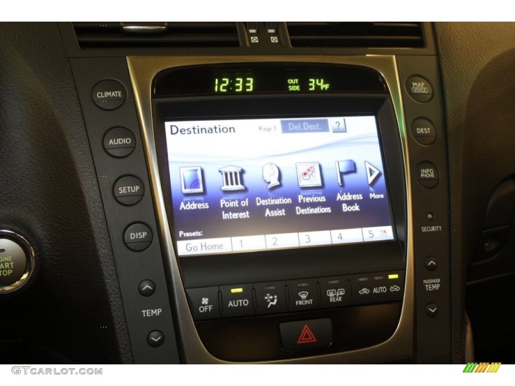 2010 GS 350 AWD - Smokey Granite Mica / Black photo #22
